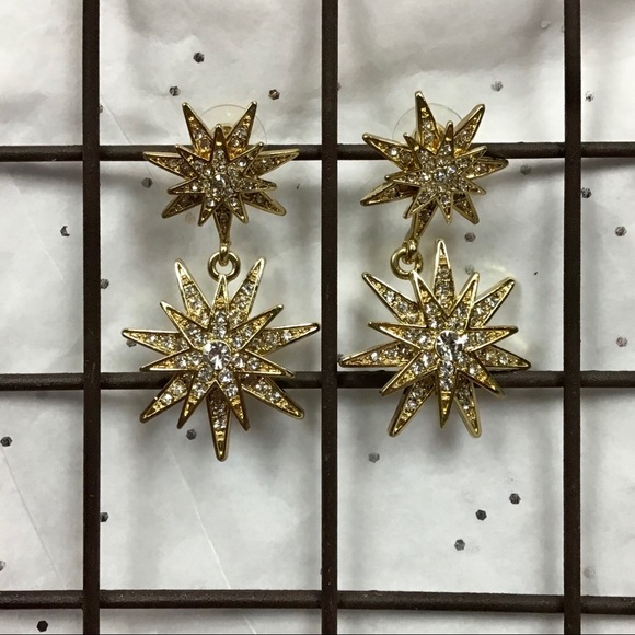 BaubleBar Jewelry - BaubleBar | Celestial Drops Gold Star Earrings